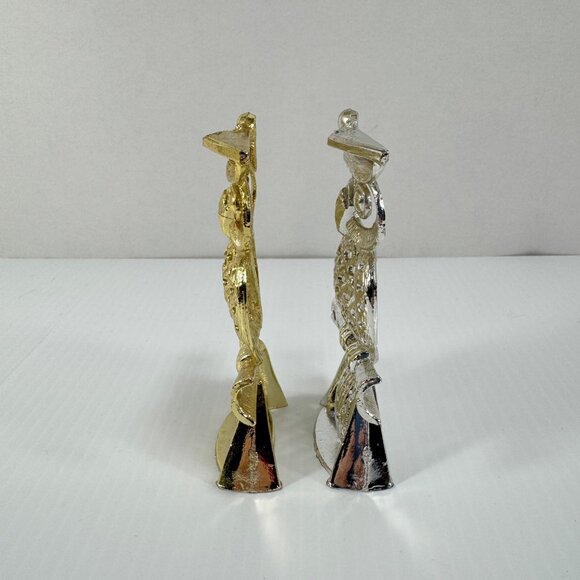 2 Vintage Torino Owl Pierced Earring Holder Wise Owl Graduate 60's 70's Decor - Picture 2 of 5